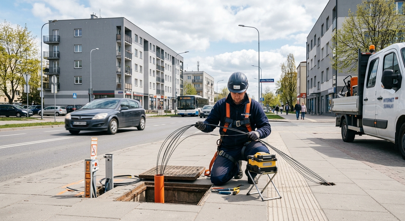 Światłowód w Suwałkach – szybki internet dla domu i firmy